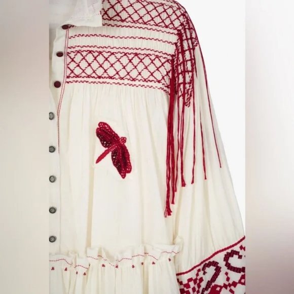 ZARA LIMITED EDITION EMBROIDERED DRESS - Picture 8 of 9